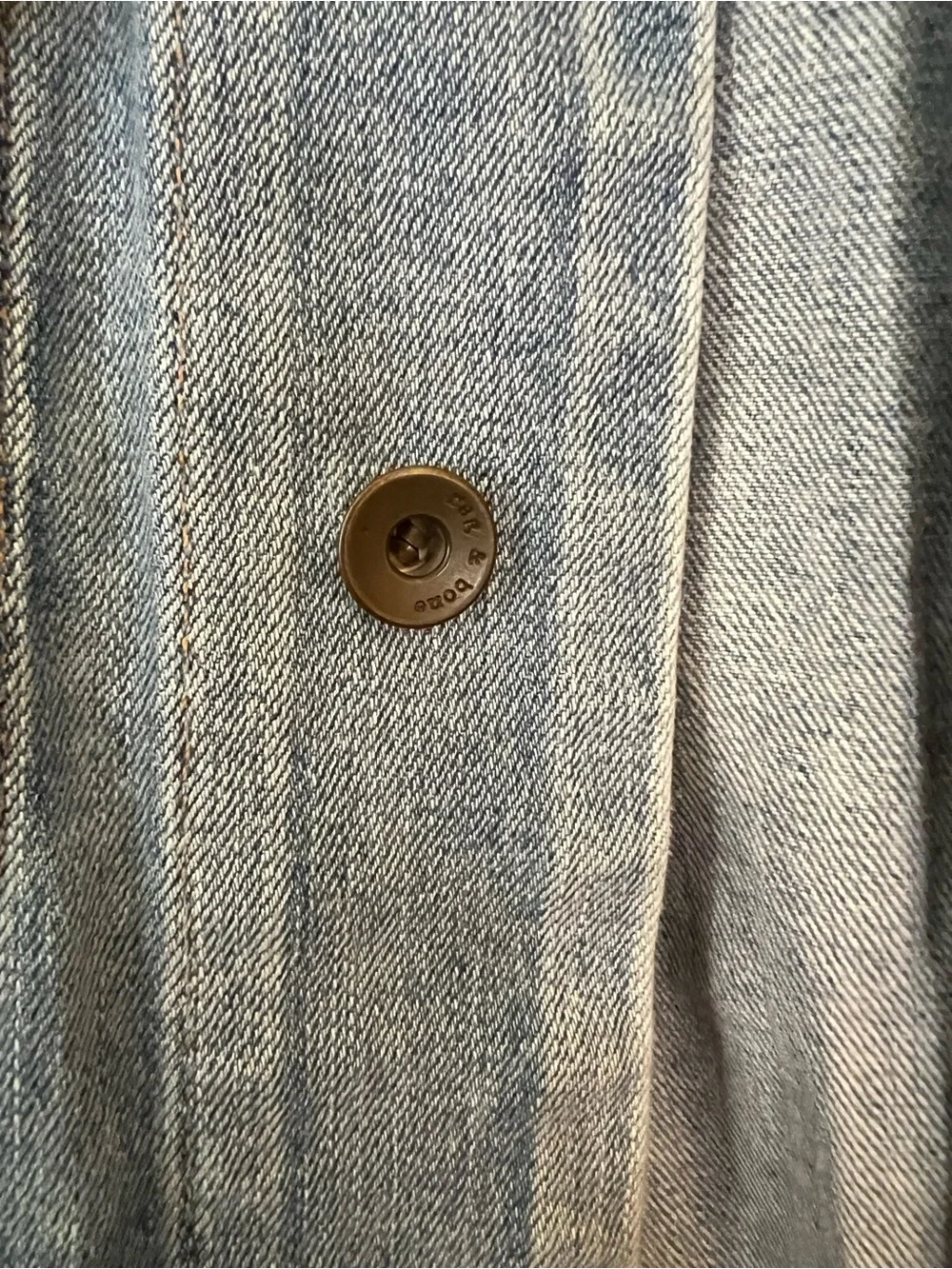 rag & bone Men’s Light Blue Denim Jacket - Casual Truck Style